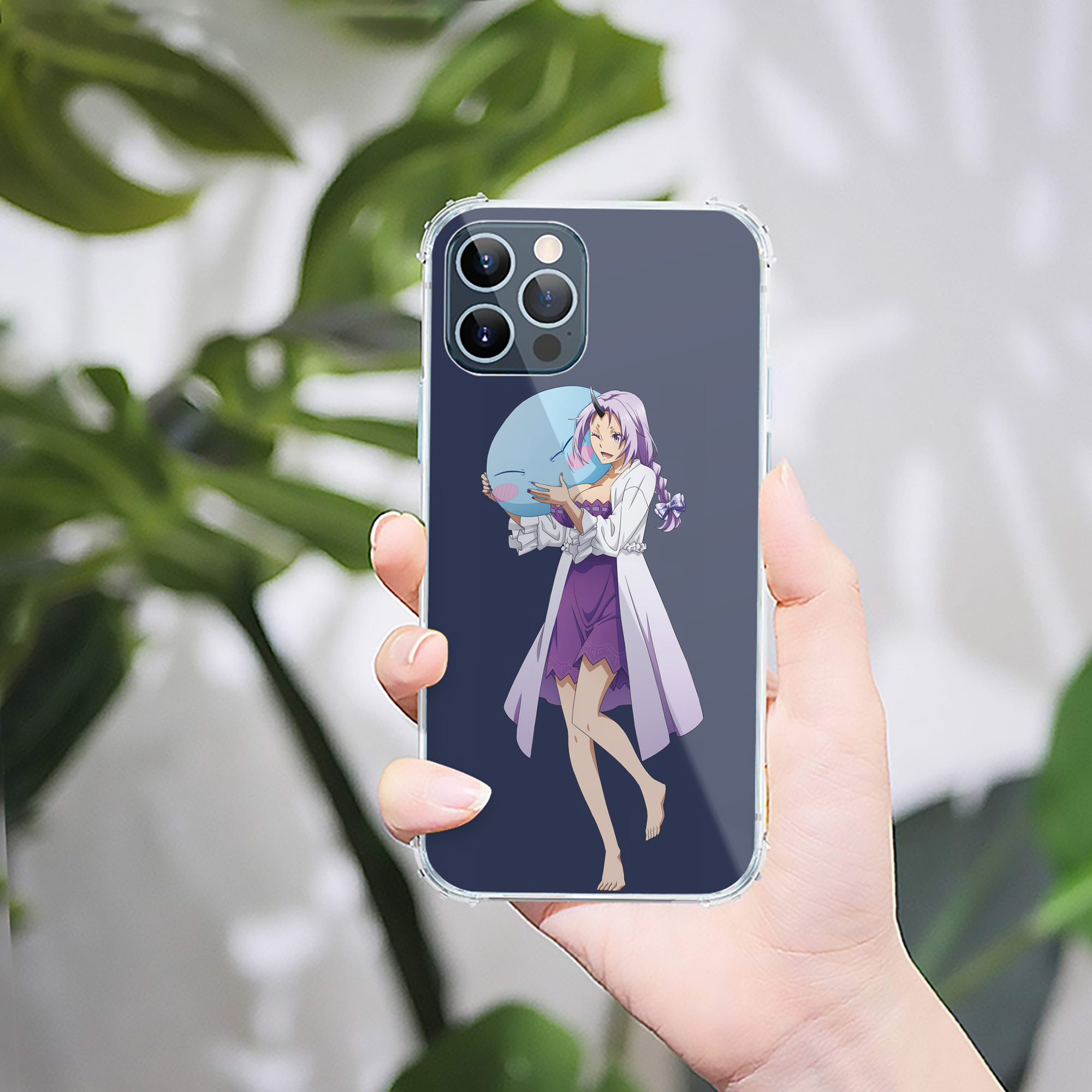 （画像用） 転スラ Regarding Reincarnated to Slime 【iPhone 12シリーズ対応】透明スマホケース（クリアソフトケース）